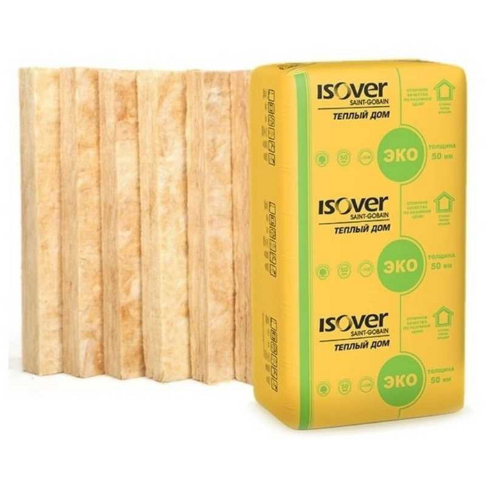 Утеплитель Isover Изовер Тёплый Дом Плита 50х610х1170 в Афипском